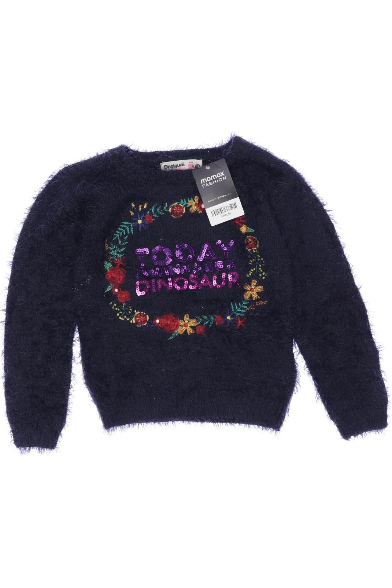 

Desigual Damen Pullover, marineblau, Gr. 98/104