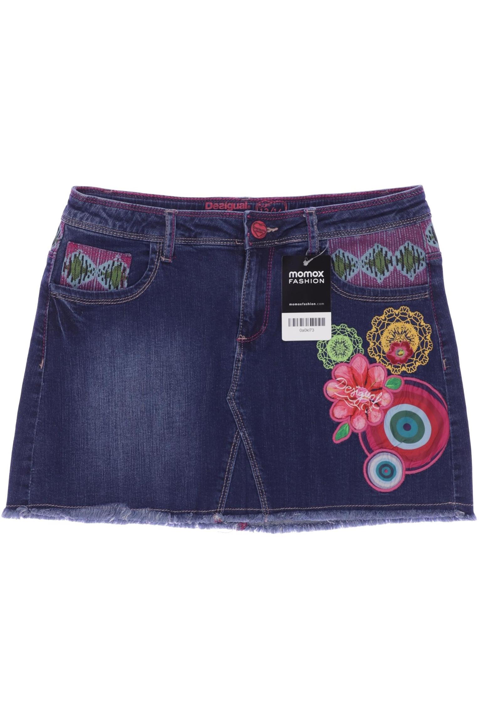 

Desigual Damen Rock, marineblau, Gr. 158/164