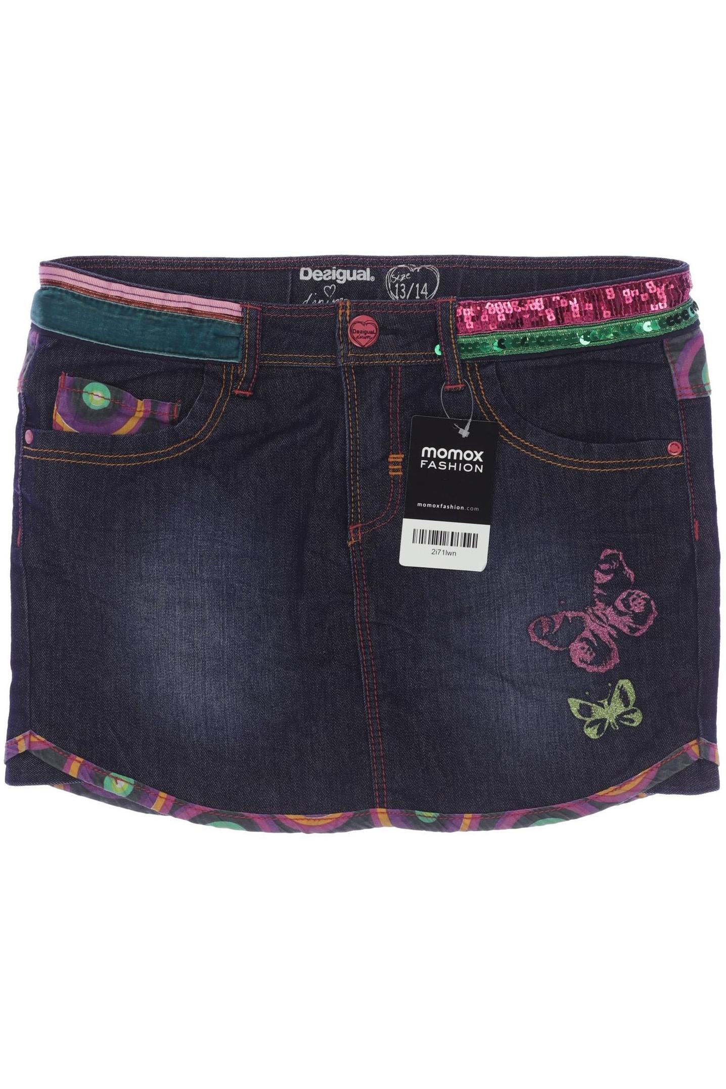 

Desigual Damen Rock, marineblau, Gr. 164