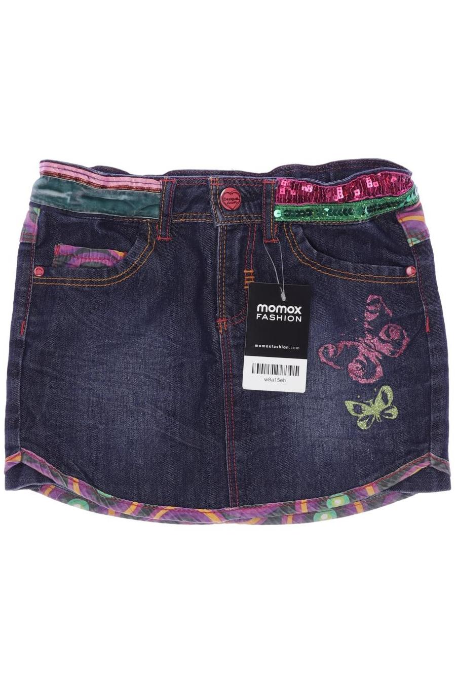 

Desigual Damen Rock, marineblau, Gr. 140