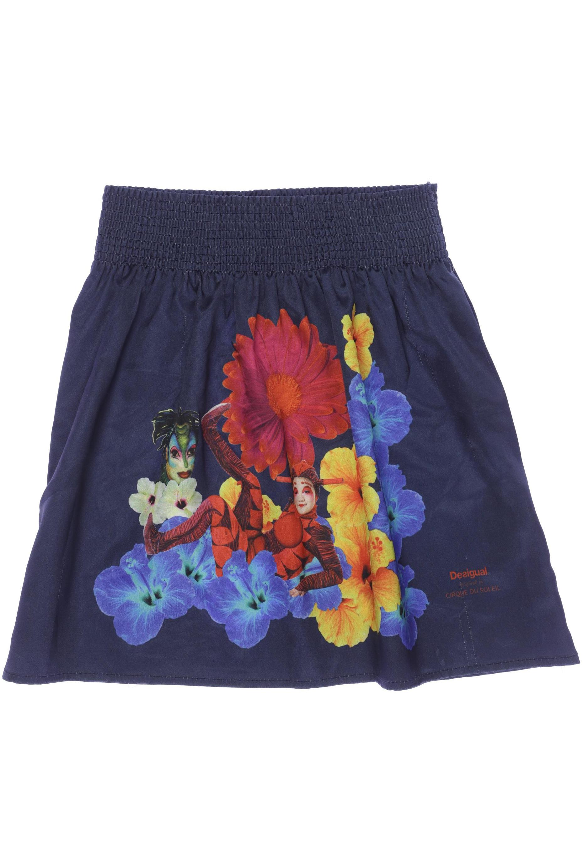 

Desigual Damen Rock, marineblau, Gr. 128