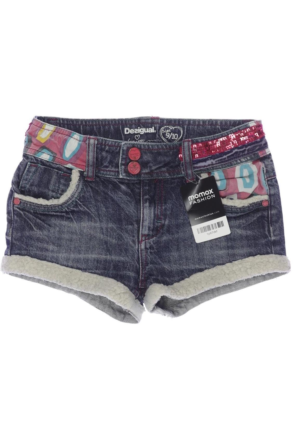 

Desigual Damen Shorts, blau, Gr. 140