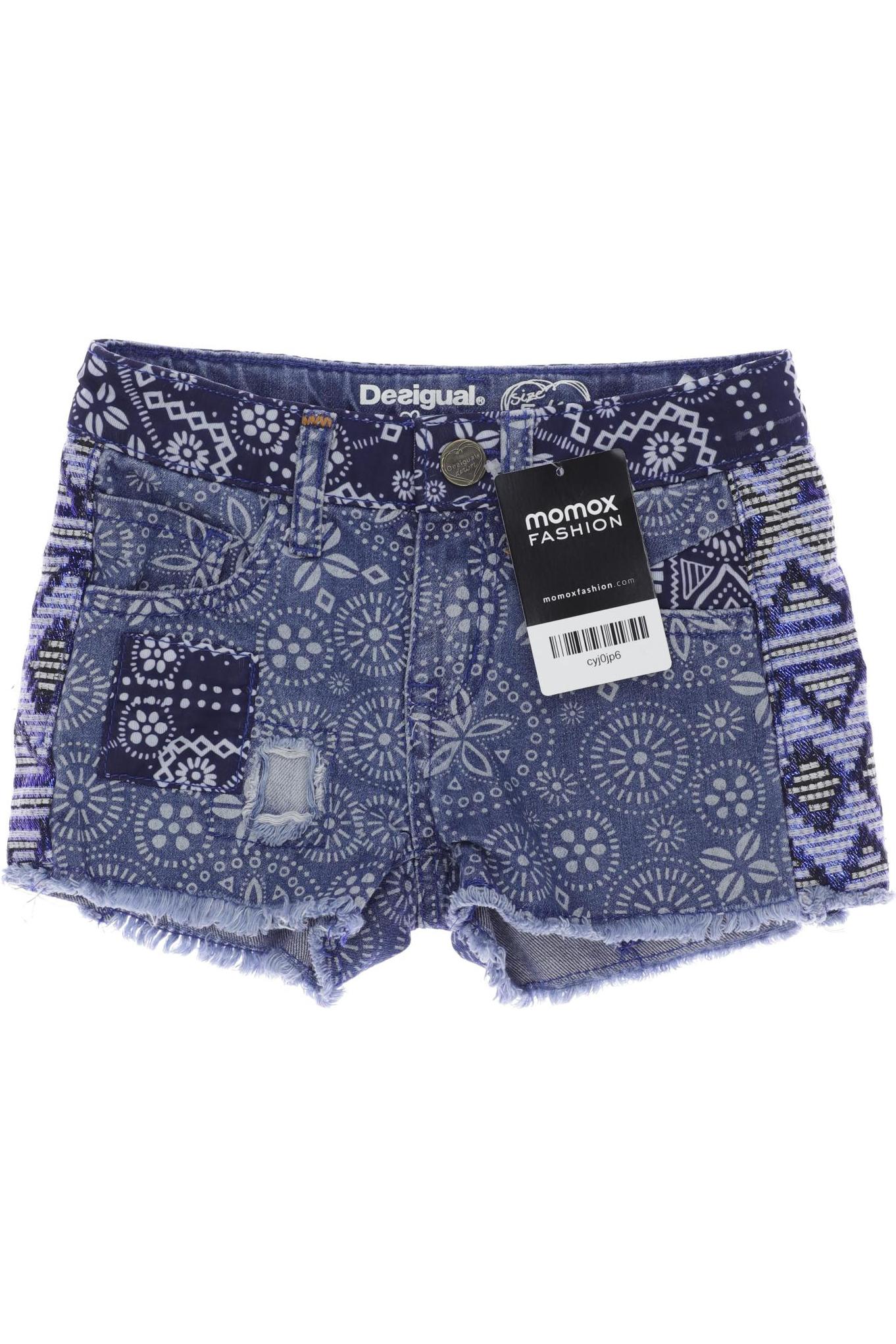 

Desigual Damen Shorts, blau, Gr. 110
