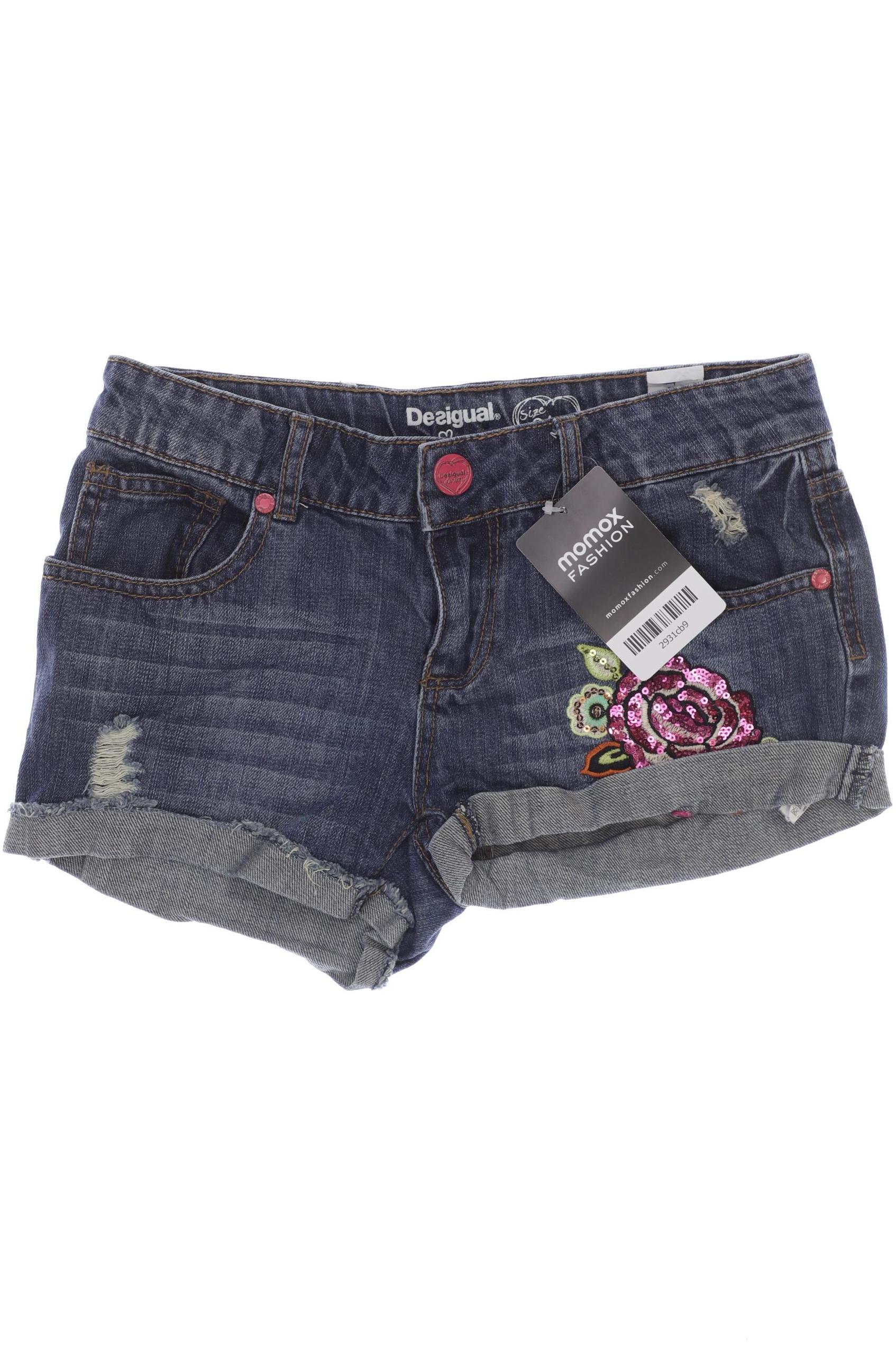 

Desigual Damen Shorts, blau, Gr. 134