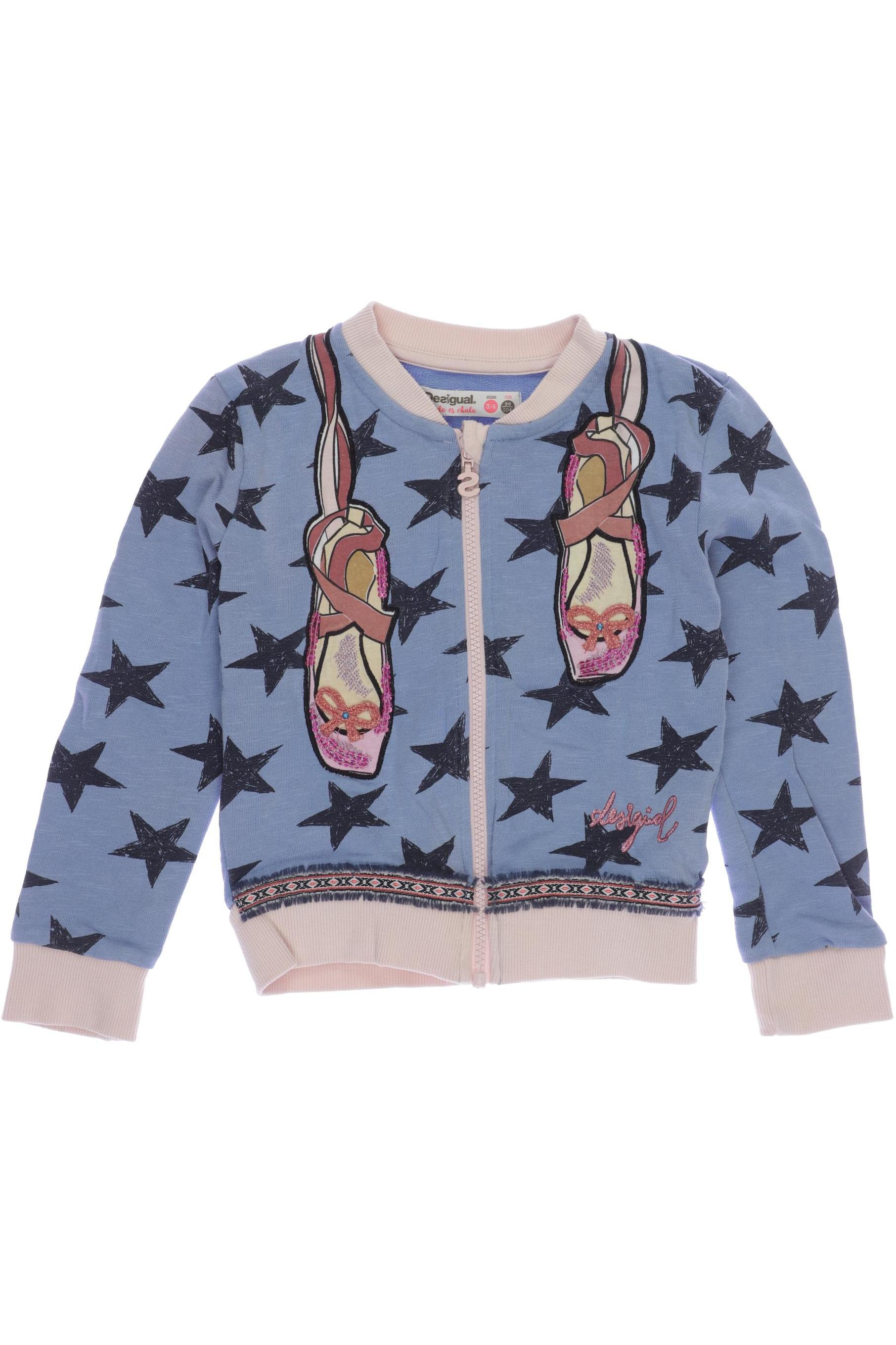 

Desigual Mädchen Strickjacke, blau