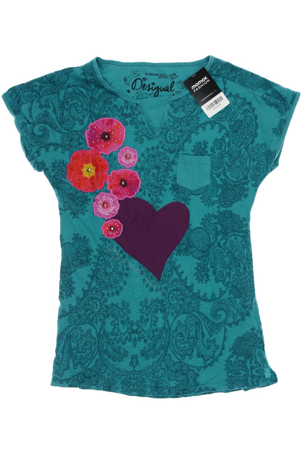 

Desigual Damen T-Shirt, blau, Gr. 164