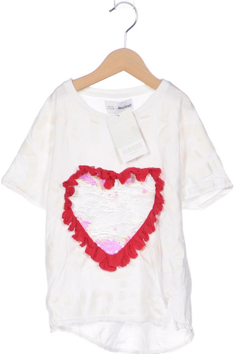 

Desigual Mädchen T-Shirt, cremeweiß