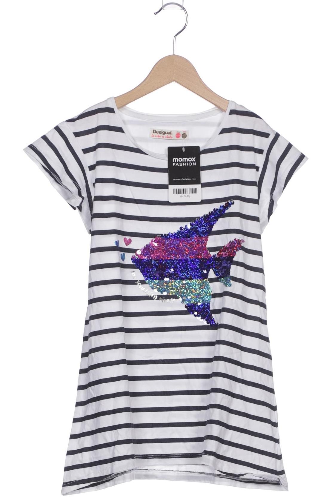 

Desigual Damen T-Shirt, weiß, Gr. 146