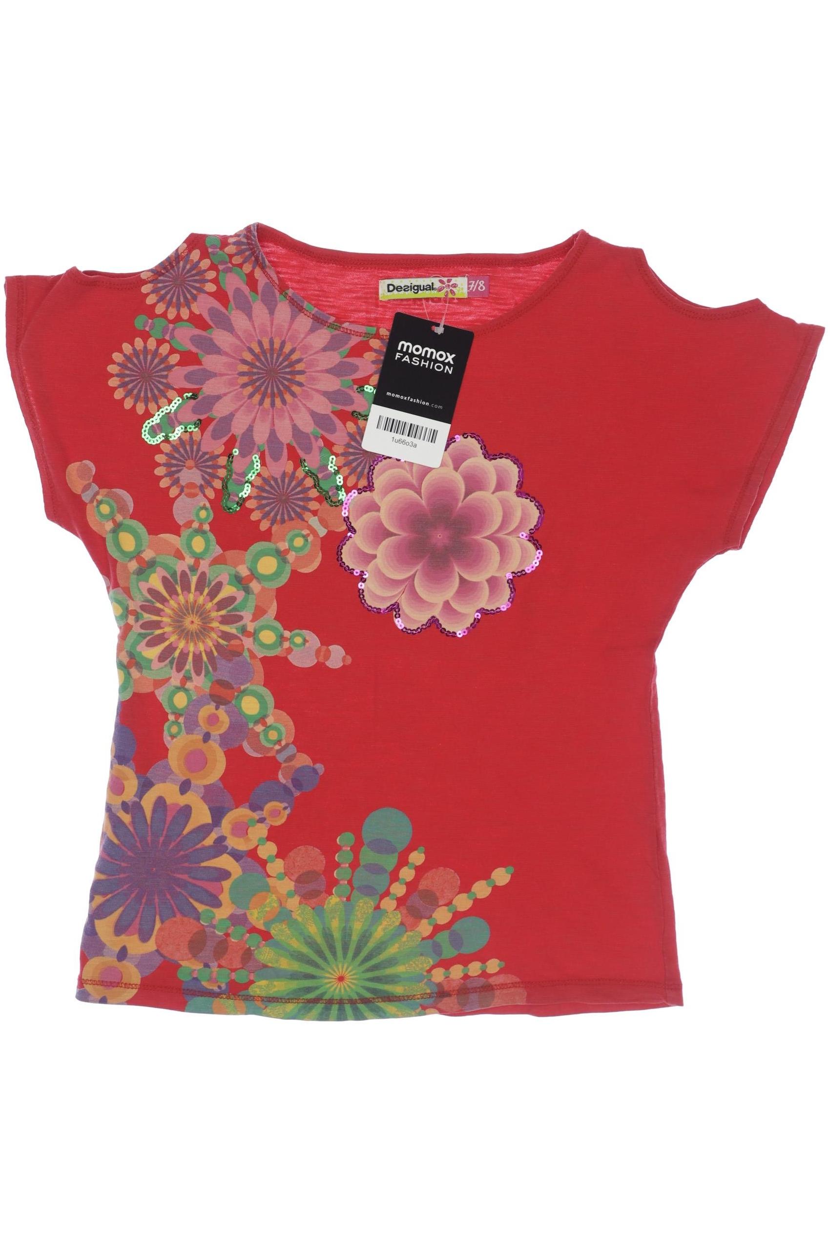 

Desigual Damen T-Shirt, rot, Gr. 128