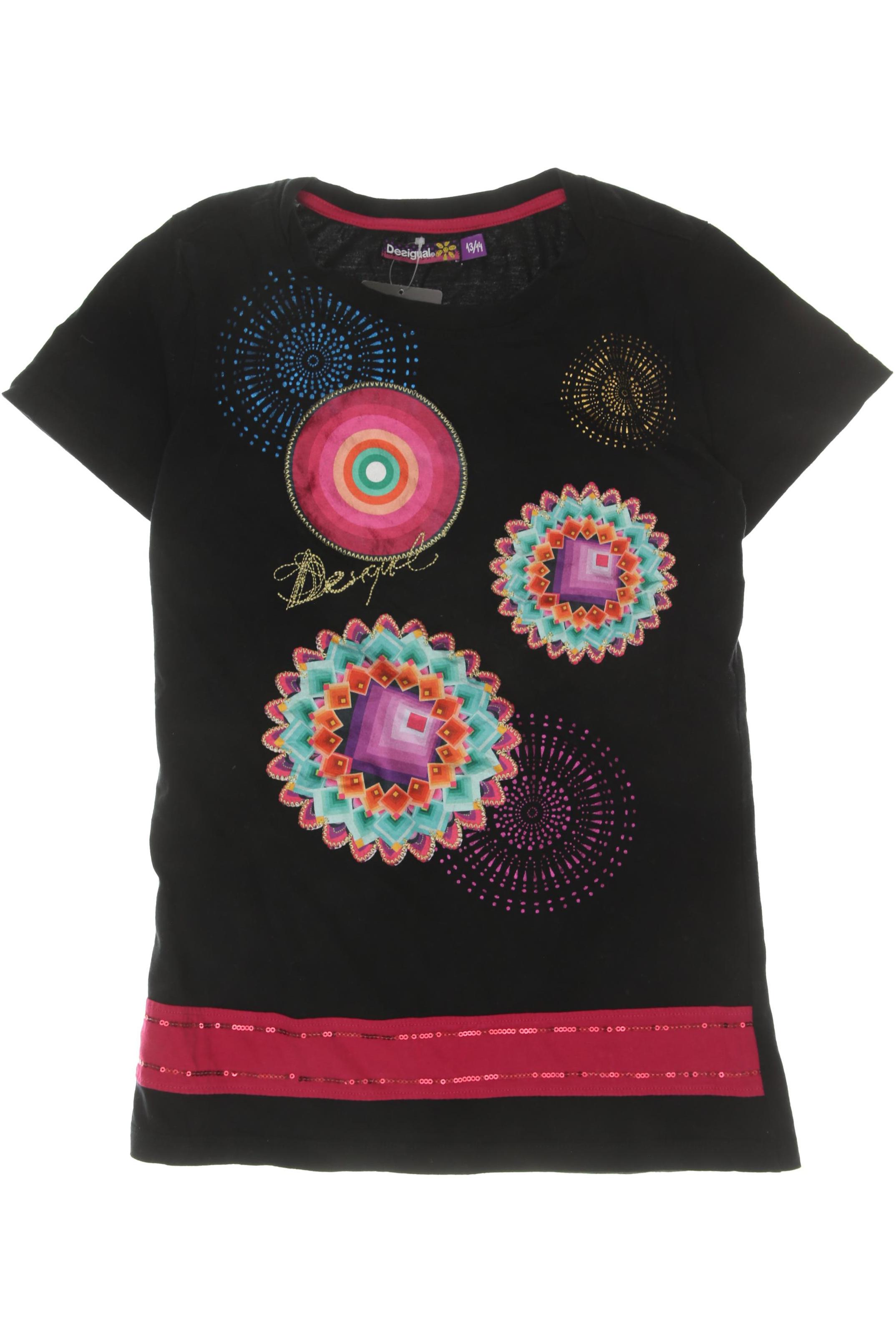 

Desigual Damen T-Shirt, schwarz, Gr. 158