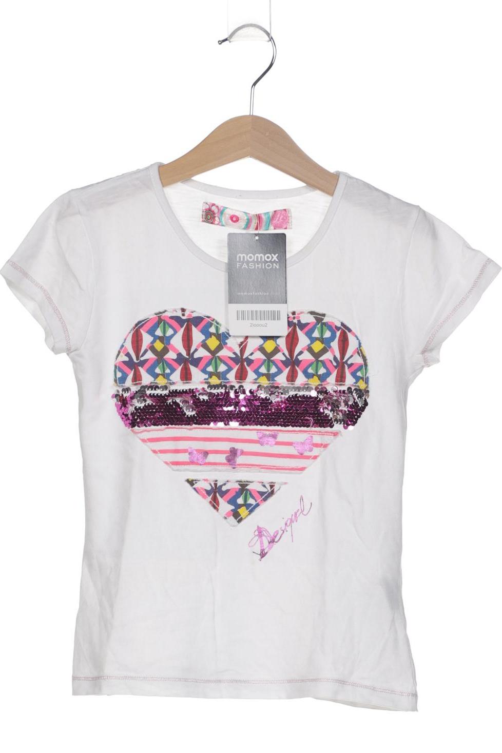 

Desigual Damen T-Shirt, weiß, Gr. 128