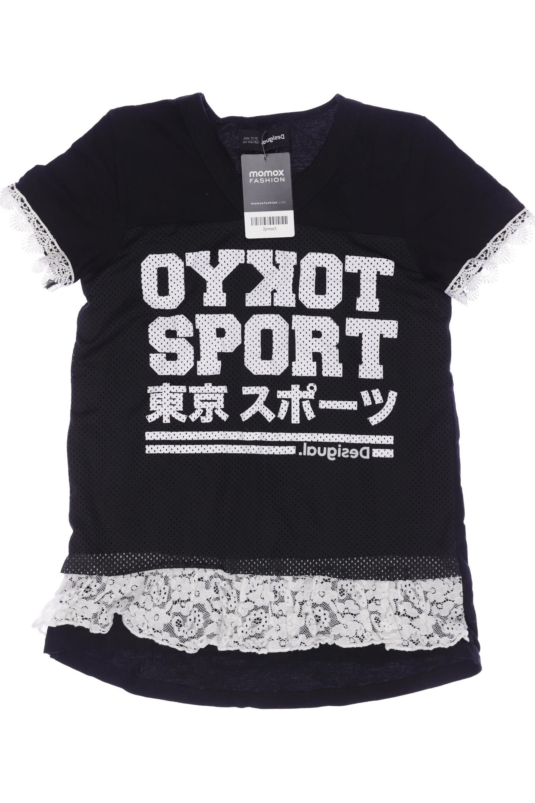 

Desigual Damen T-Shirt, schwarz, Gr. 146