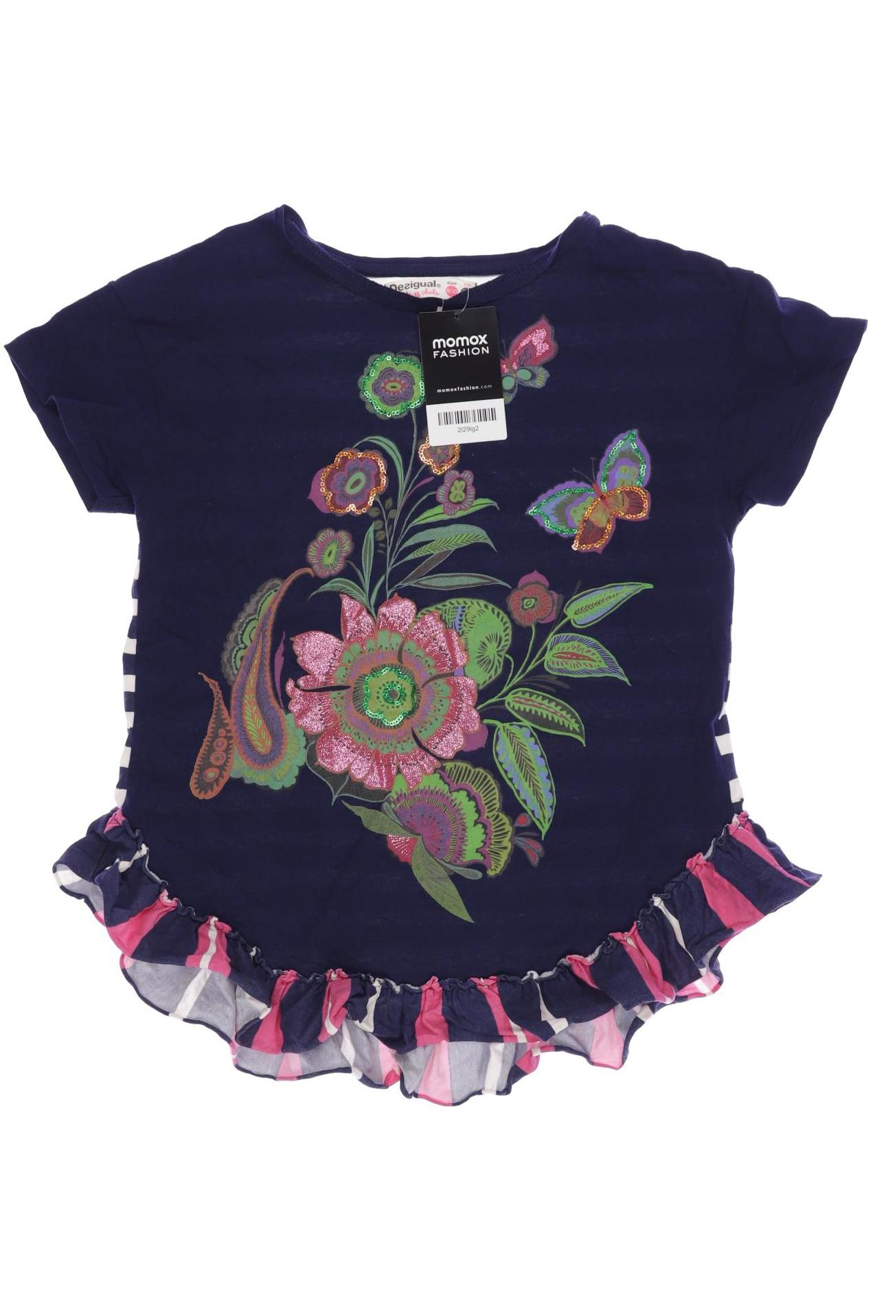 

Desigual Damen T-Shirt, marineblau, Gr. 134