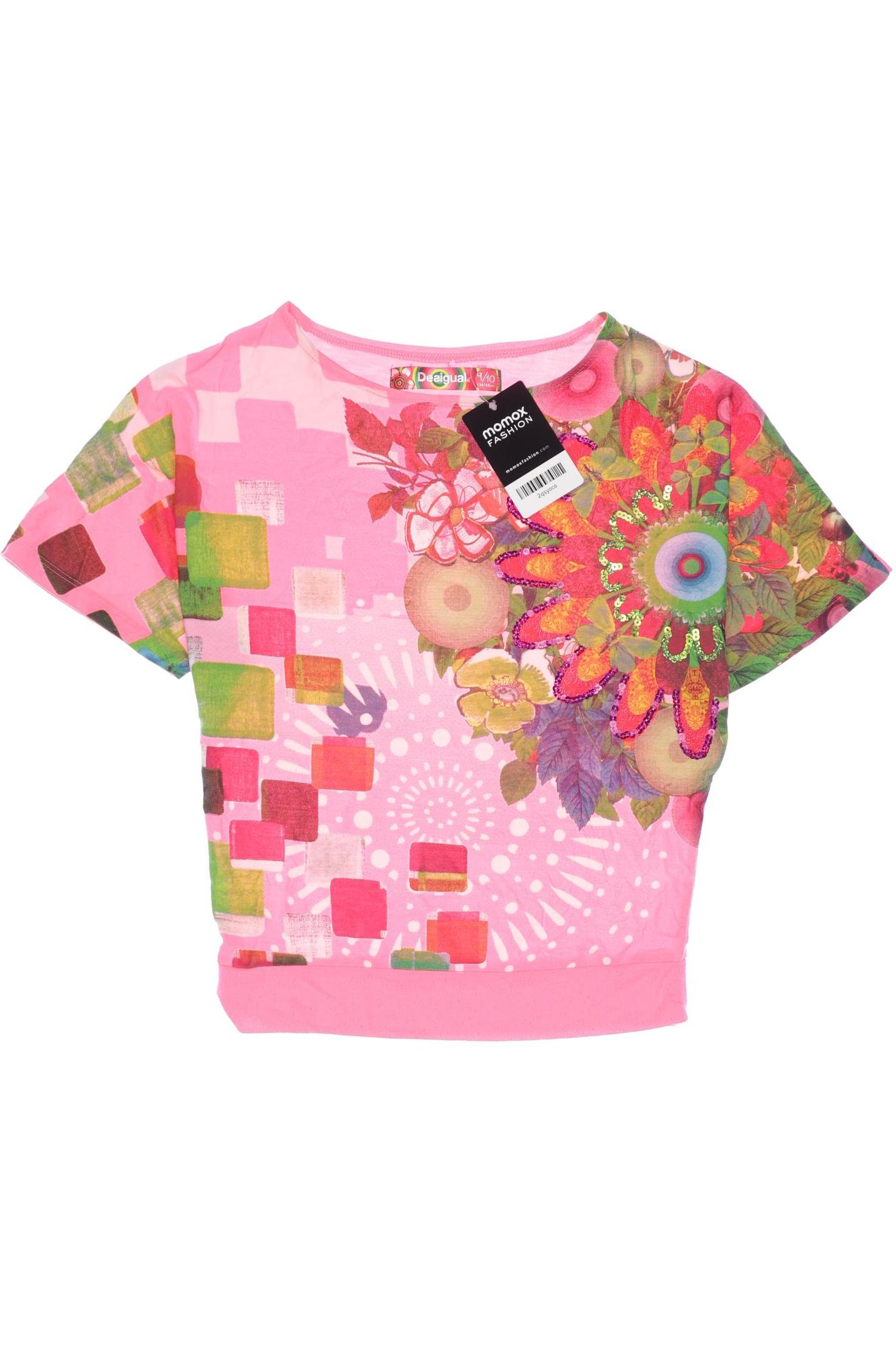 

Desigual Damen T-Shirt, pink, Gr. 140