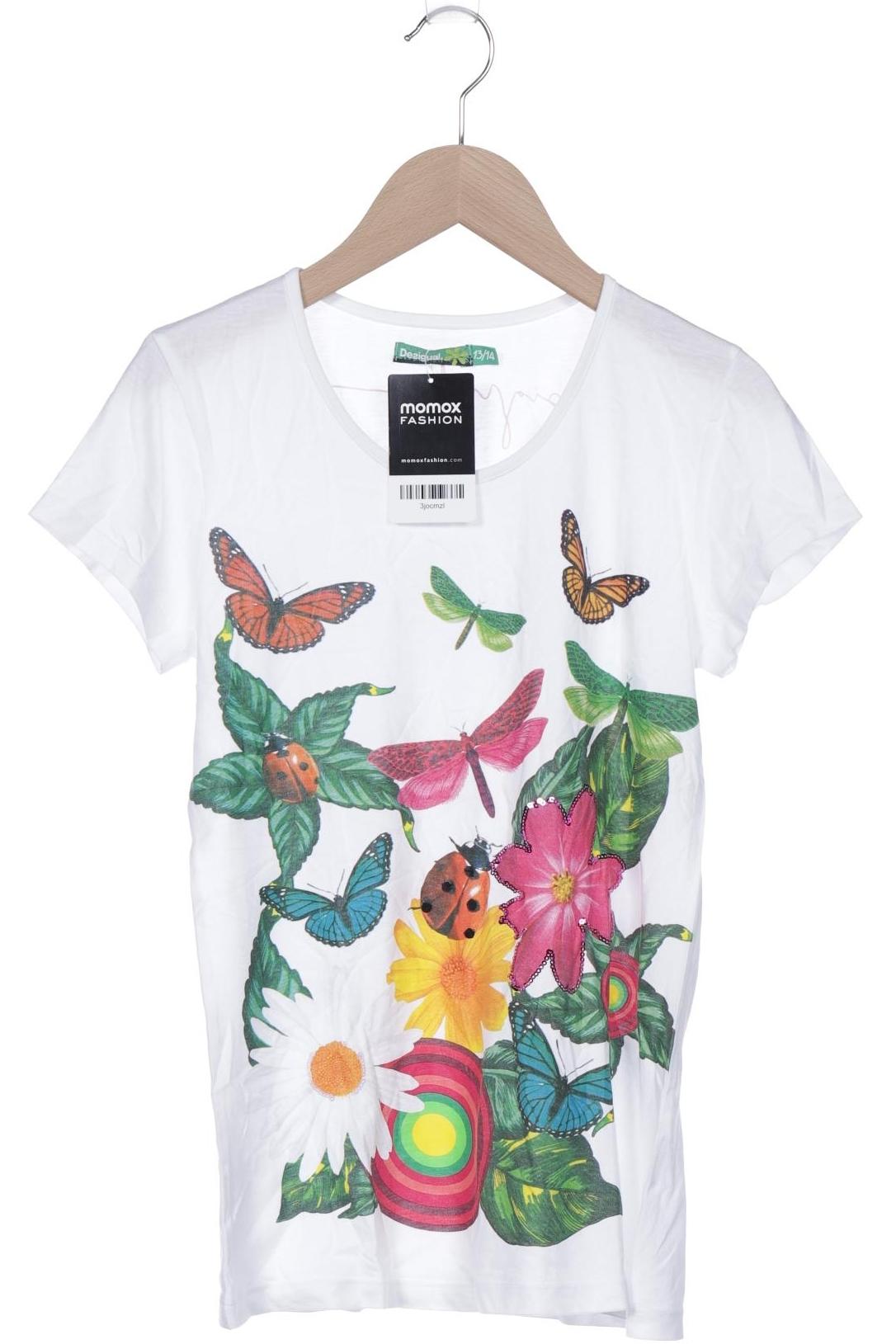 

Desigual Damen T-Shirt, weiß, Gr. 158