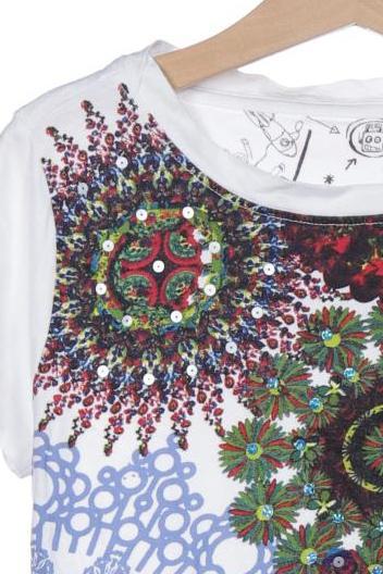 Thumbnail - Desigual Damen T-Shirt, weiß, Gr. 152