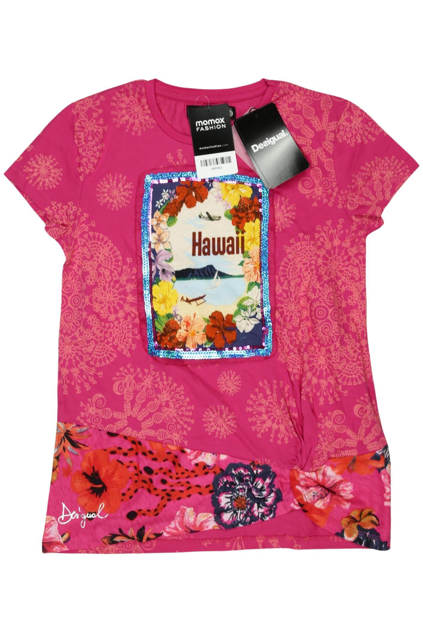 

Desigual Damen T-Shirt, pink, Gr. 146