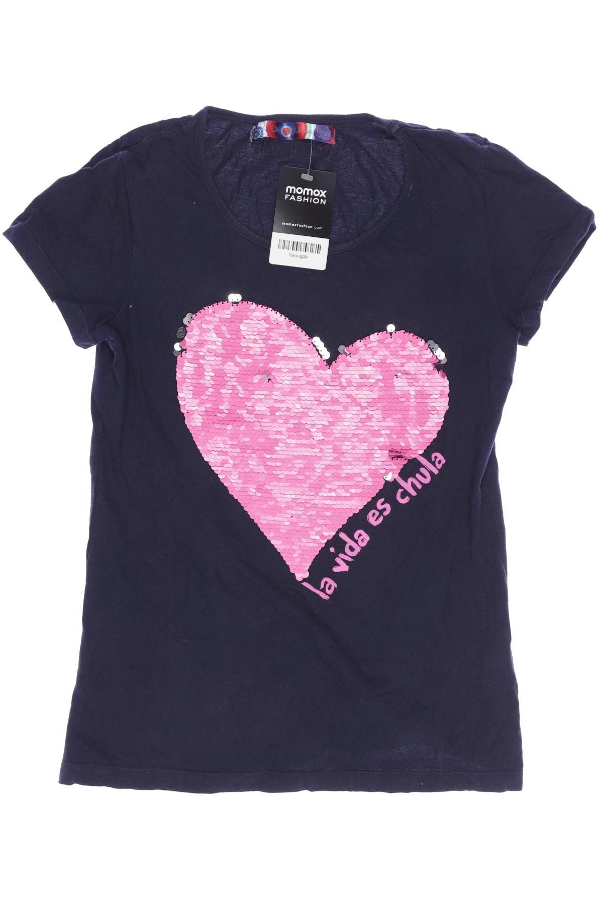 

Desigual Damen T-Shirt, marineblau, Gr. 158