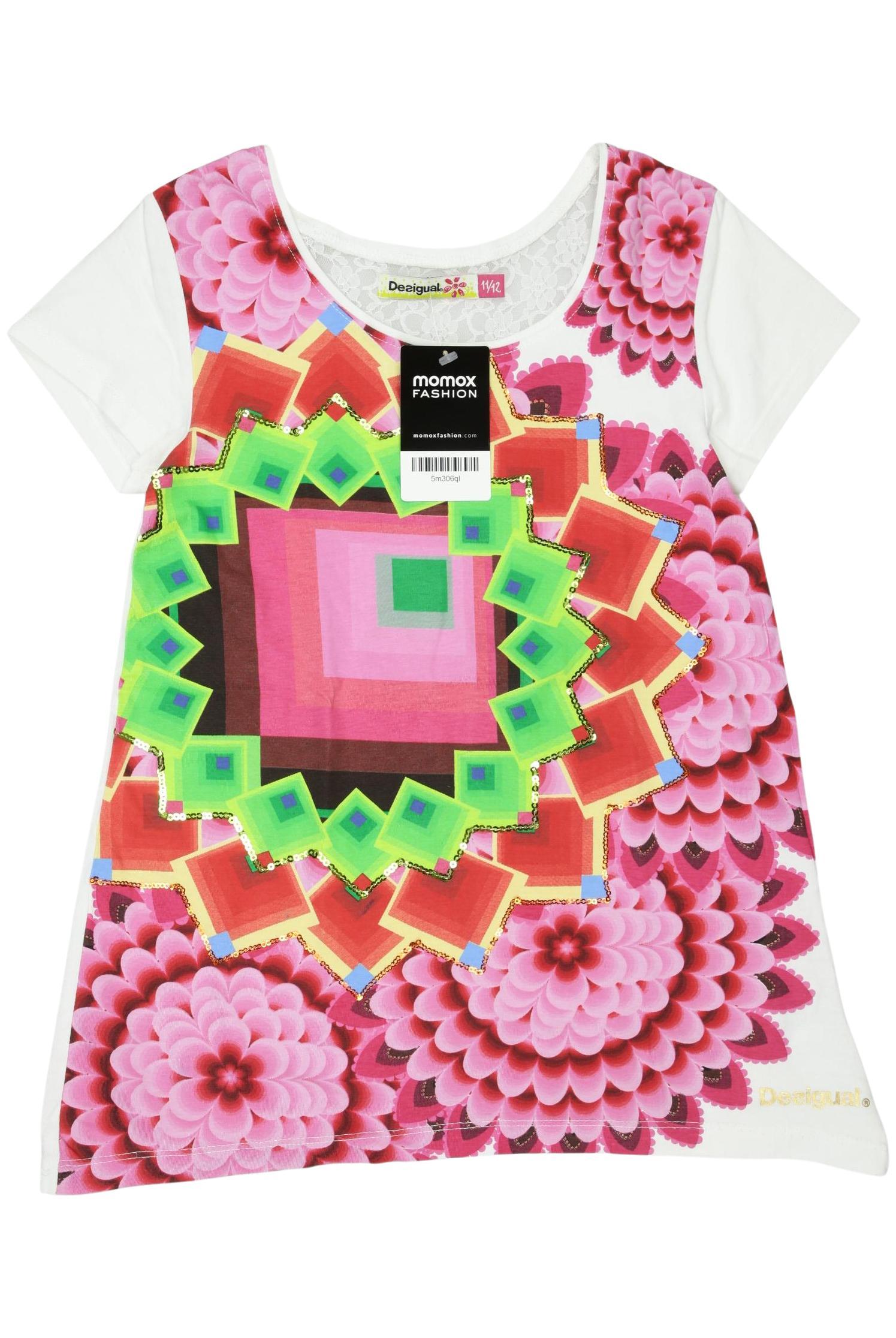 

Desigual Damen T-Shirt, mehrfarbig, Gr. 146