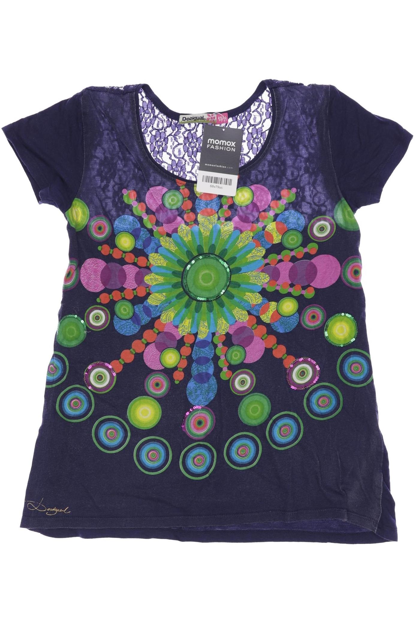 

Desigual Damen T-Shirt, marineblau, Gr. 158