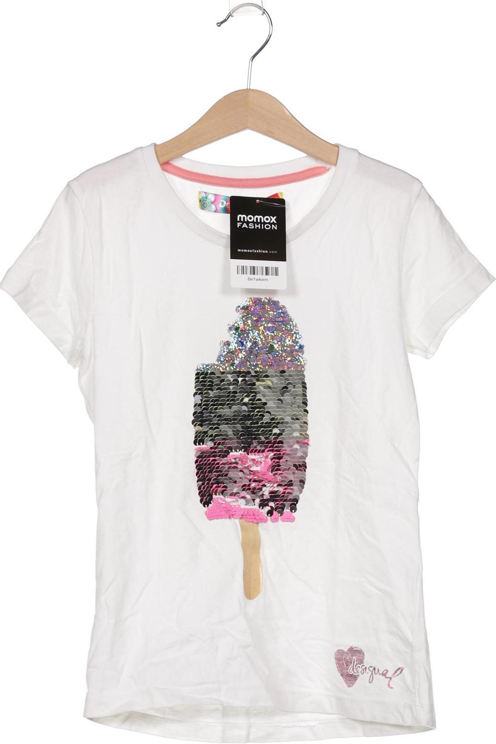 

Desigual Damen T-Shirt, weiß, Gr. 140