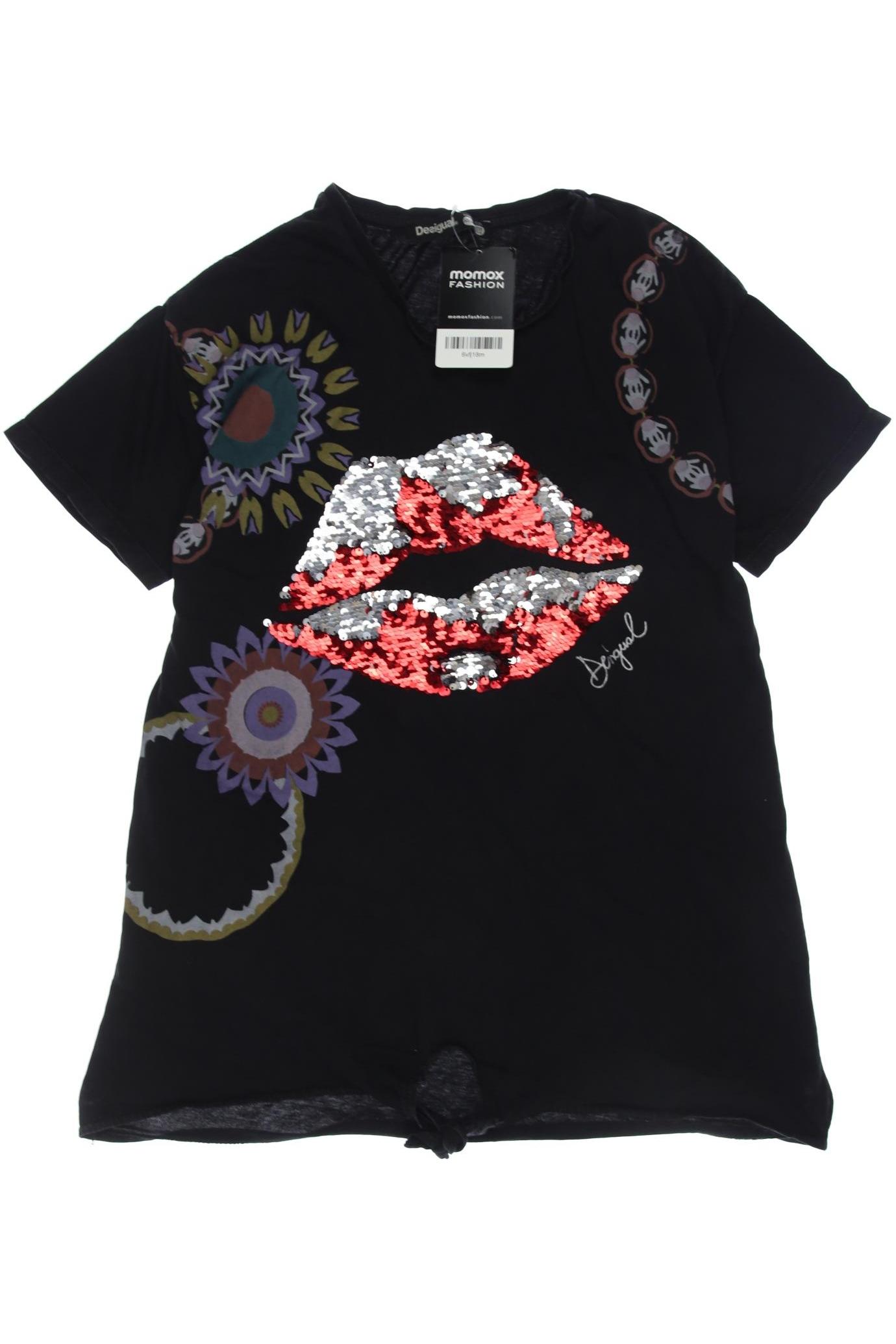 

Desigual Damen T-Shirt, schwarz, Gr. 164