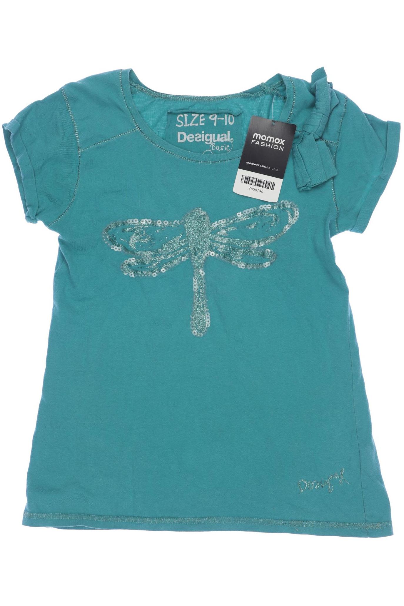 

Desigual Damen T-Shirt, türkis, Gr. 140