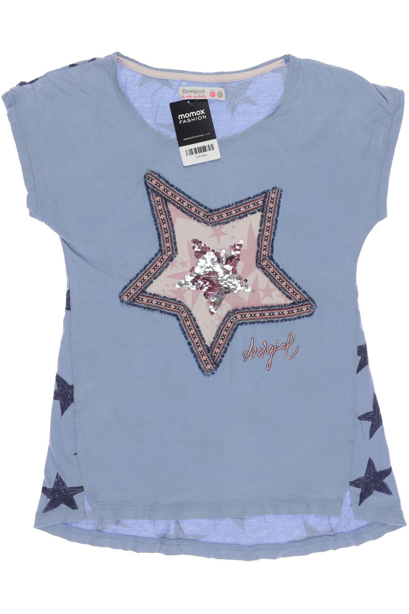 

Desigual Damen T-Shirt, hellblau, Gr. 164