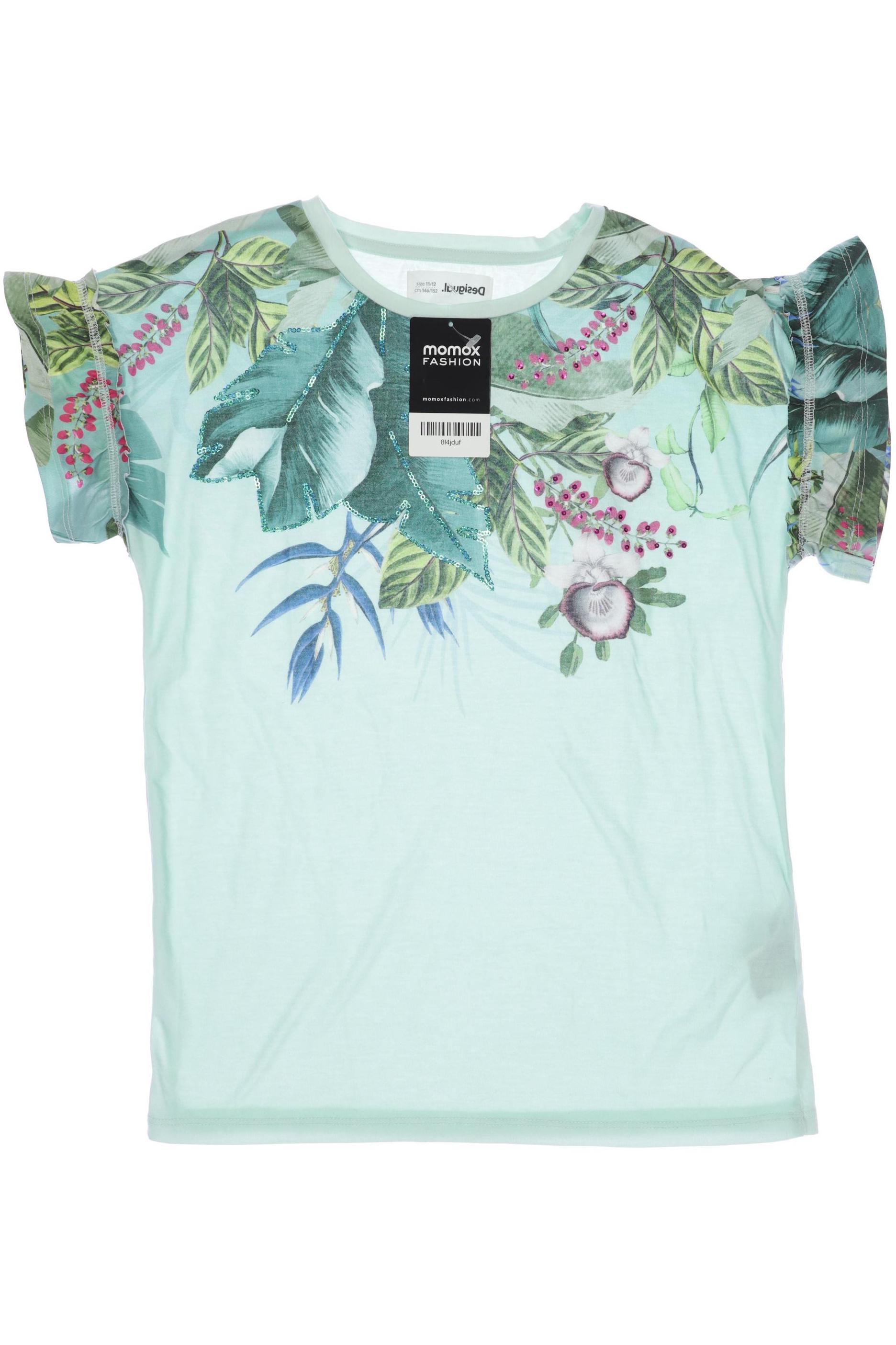 

Desigual Damen T-Shirt, hellgrün, Gr. 146