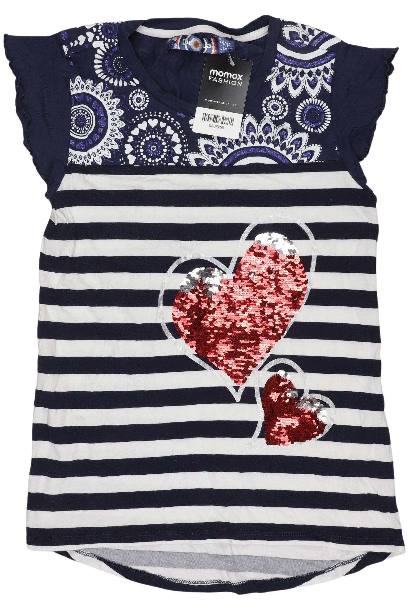 

Desigual Damen T-Shirt, marineblau, Gr. 152