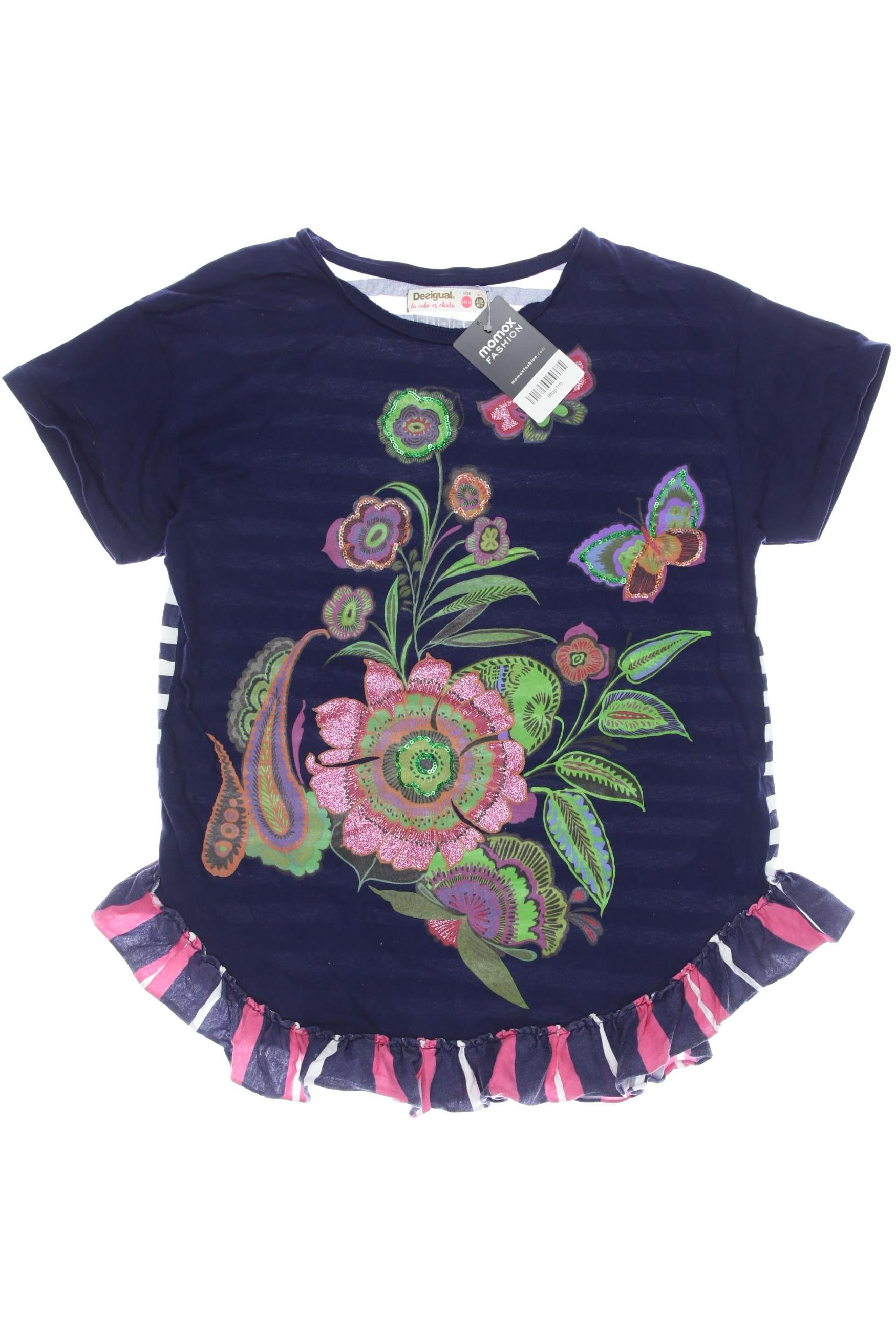 

Desigual Damen T-Shirt, marineblau, Gr. 164