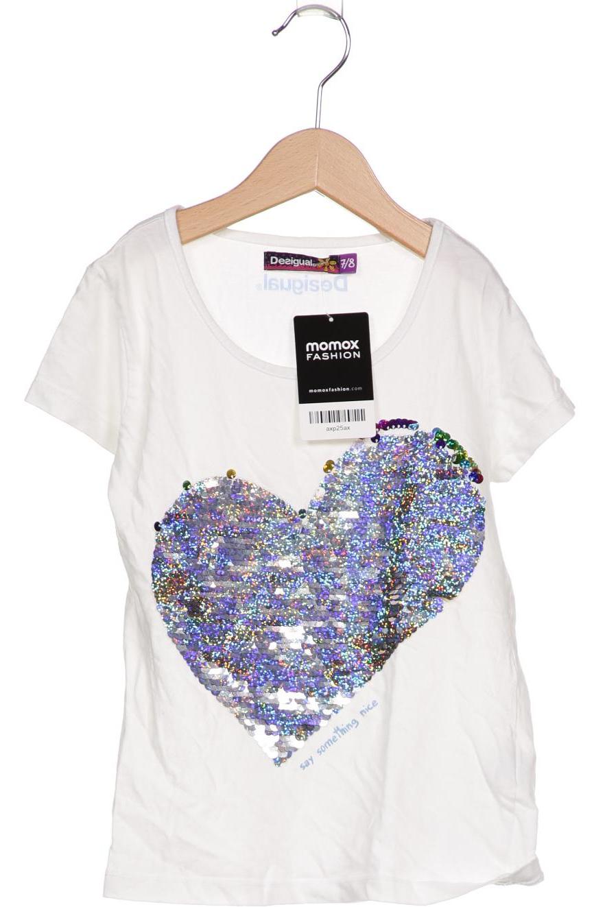 

Desigual Mädchen T-Shirt, weiß, Gr. 128