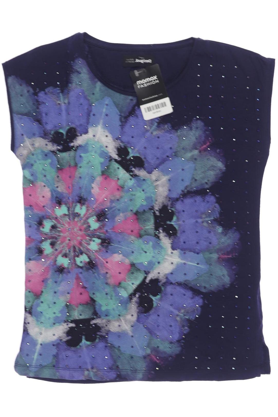 

Desigual Damen T-Shirt, marineblau, Gr. 146
