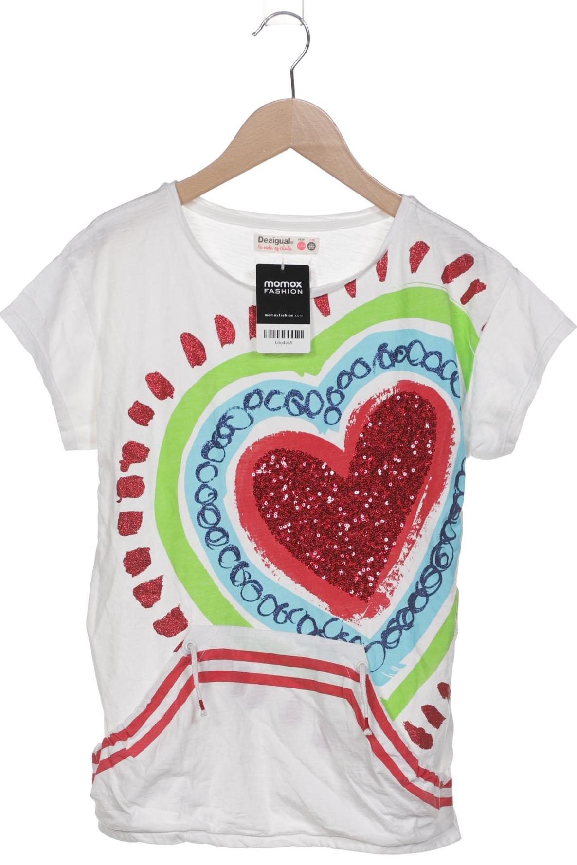 

Desigual Damen T-Shirt, weiß, Gr. 146