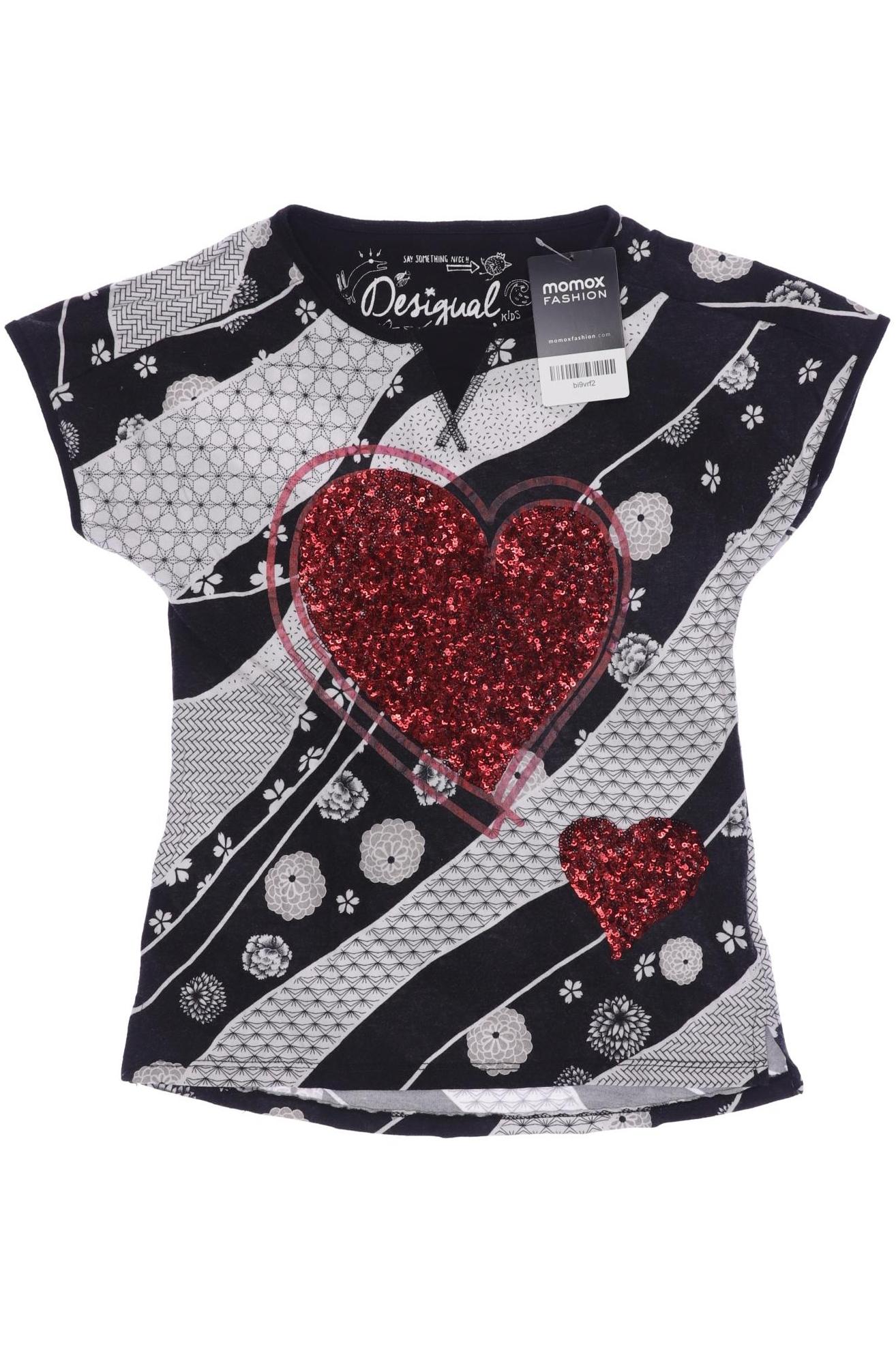 

Desigual Damen T-Shirt, schwarz, Gr. 140