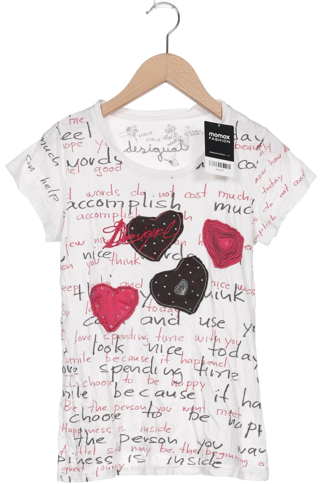

Desigual Damen T-Shirt, weiß, Gr. 164