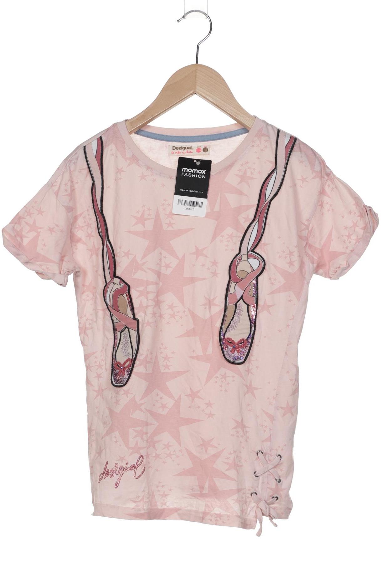 

Desigual Damen T-Shirt, pink, Gr. 146