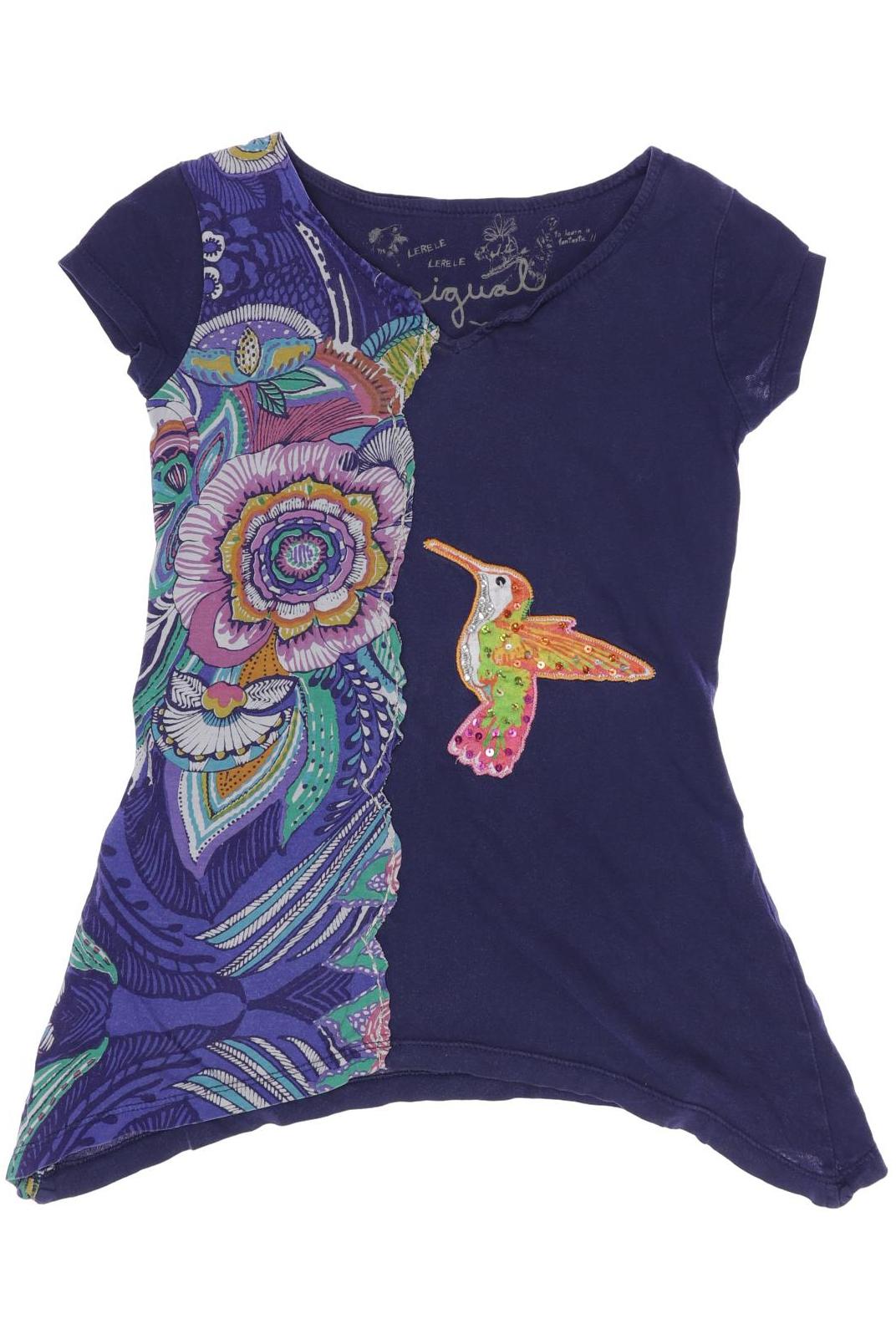 

Desigual Damen T-Shirt, marineblau, Gr. 116