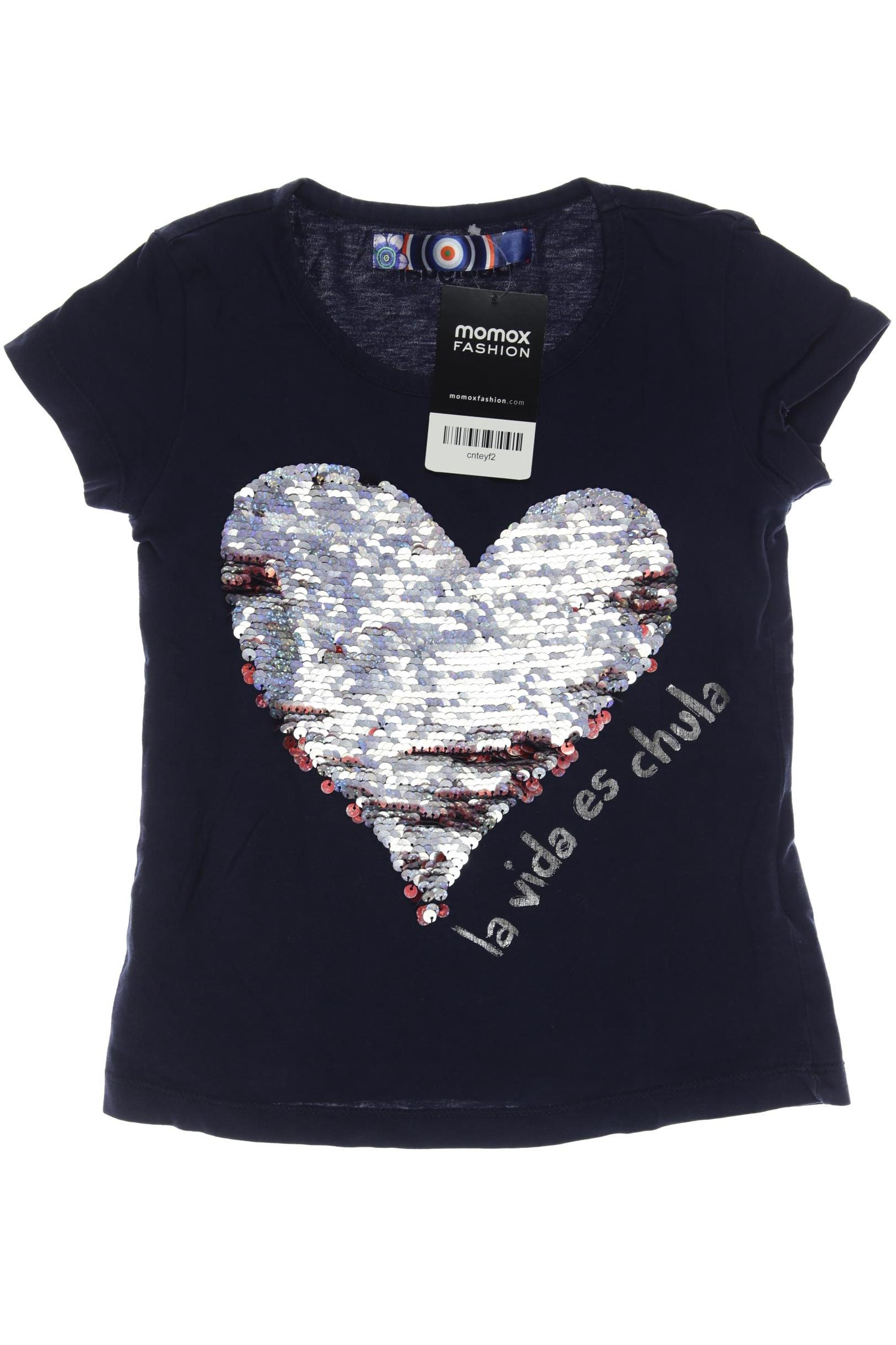 

Desigual Damen T-Shirt, marineblau, Gr. 128