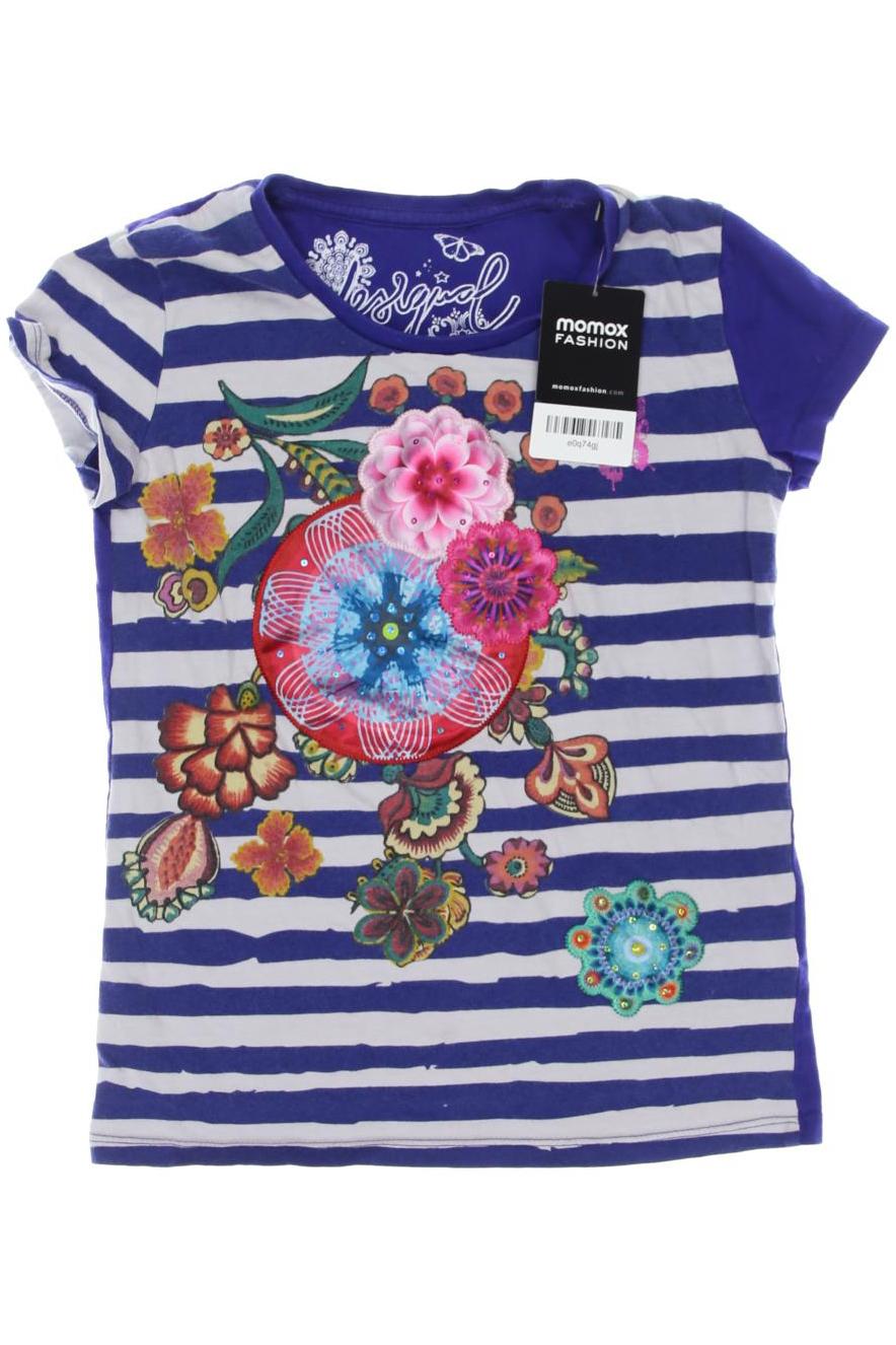 

Desigual Damen T-Shirt, blau, Gr. 140