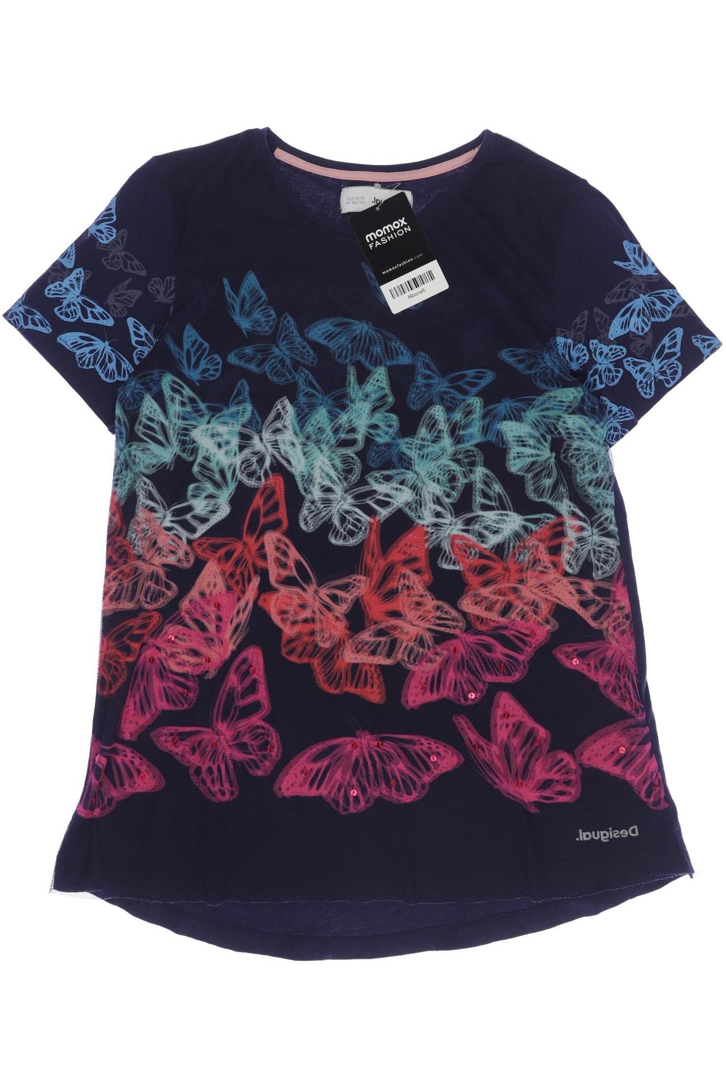 

Desigual Damen T-Shirt, marineblau, Gr. 158