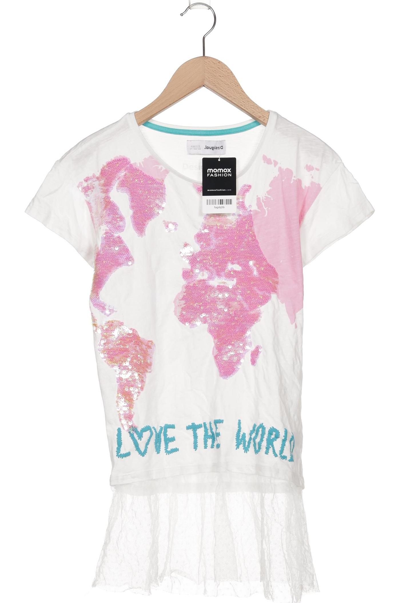

Desigual Damen T-Shirt, weiß, Gr. 146