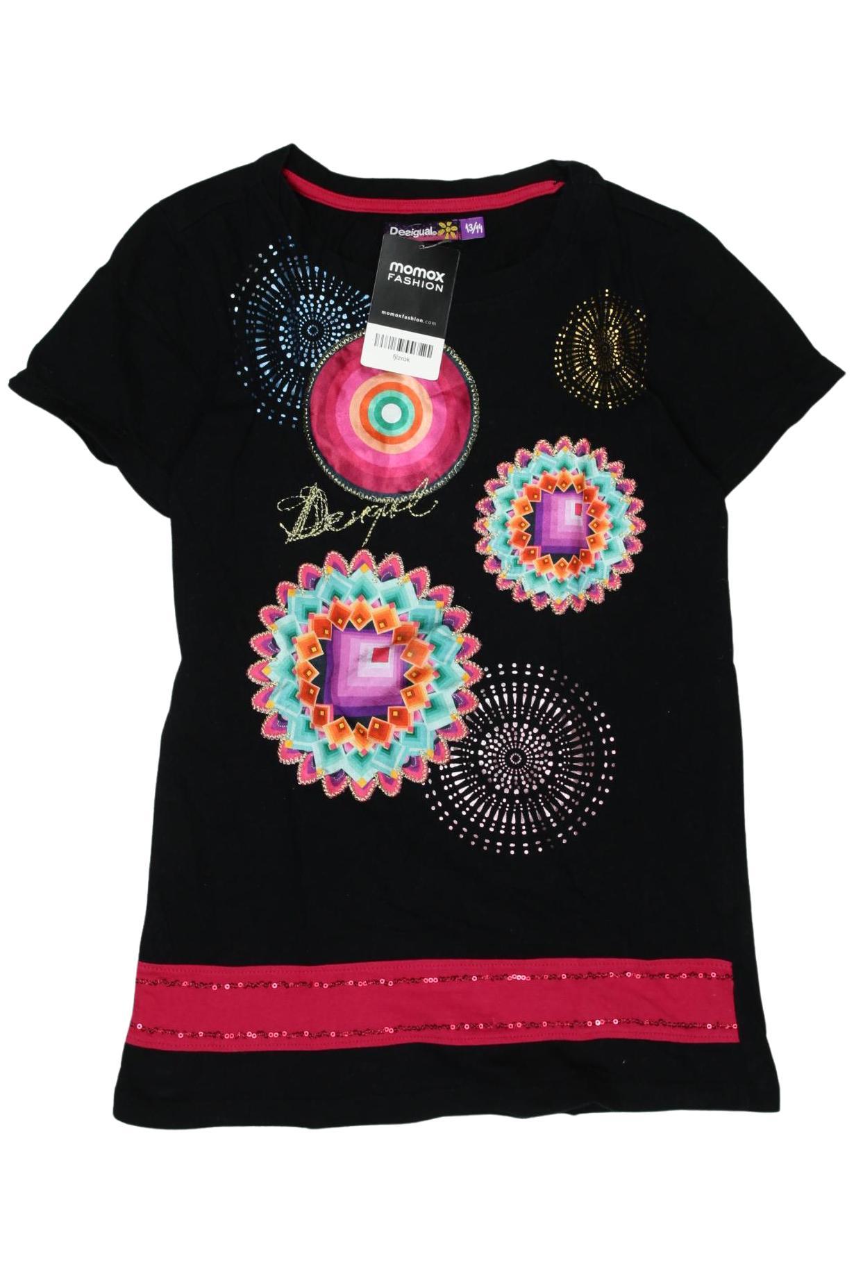 

Desigual Damen T-Shirt, schwarz, Gr. 158
