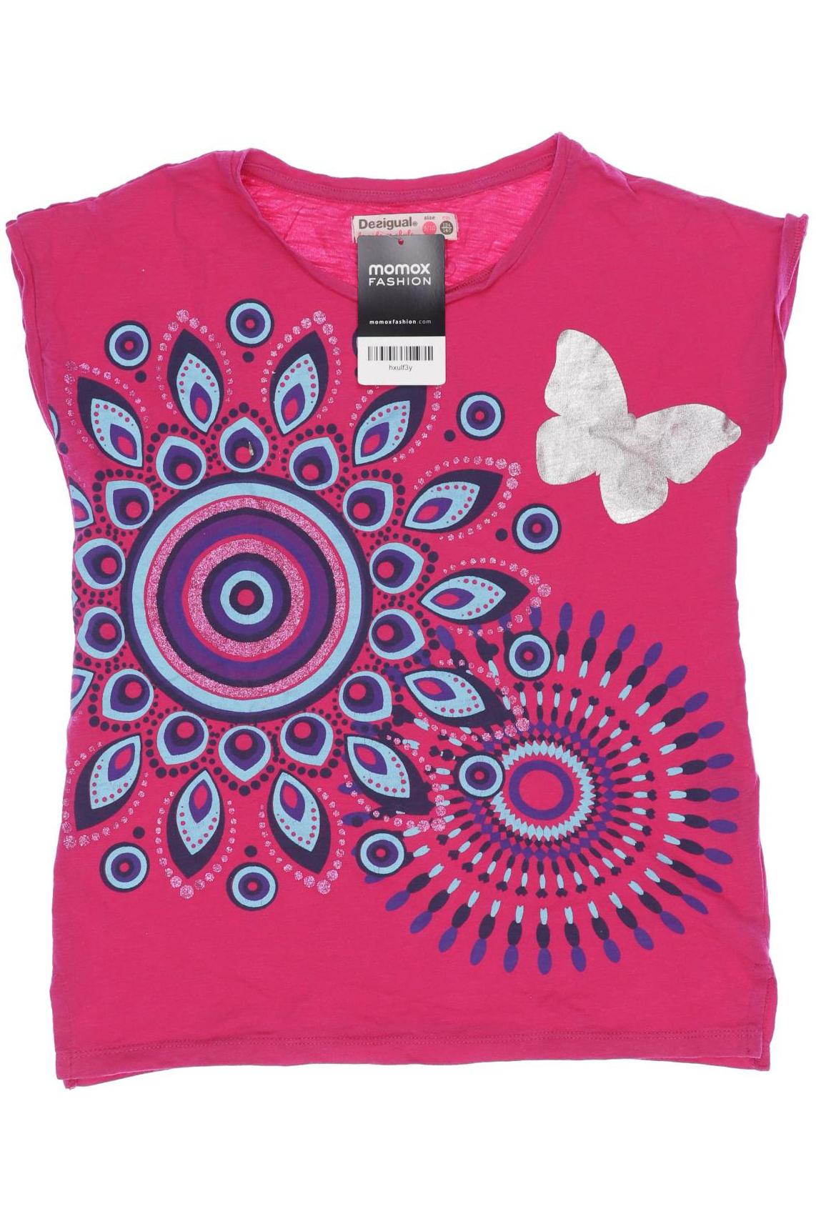

Desigual Damen T-Shirt, pink, Gr. 140