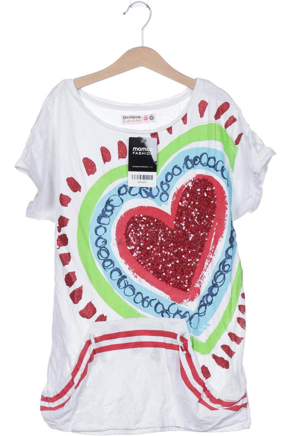 

Desigual Damen T-Shirt, weiß, Gr. 152