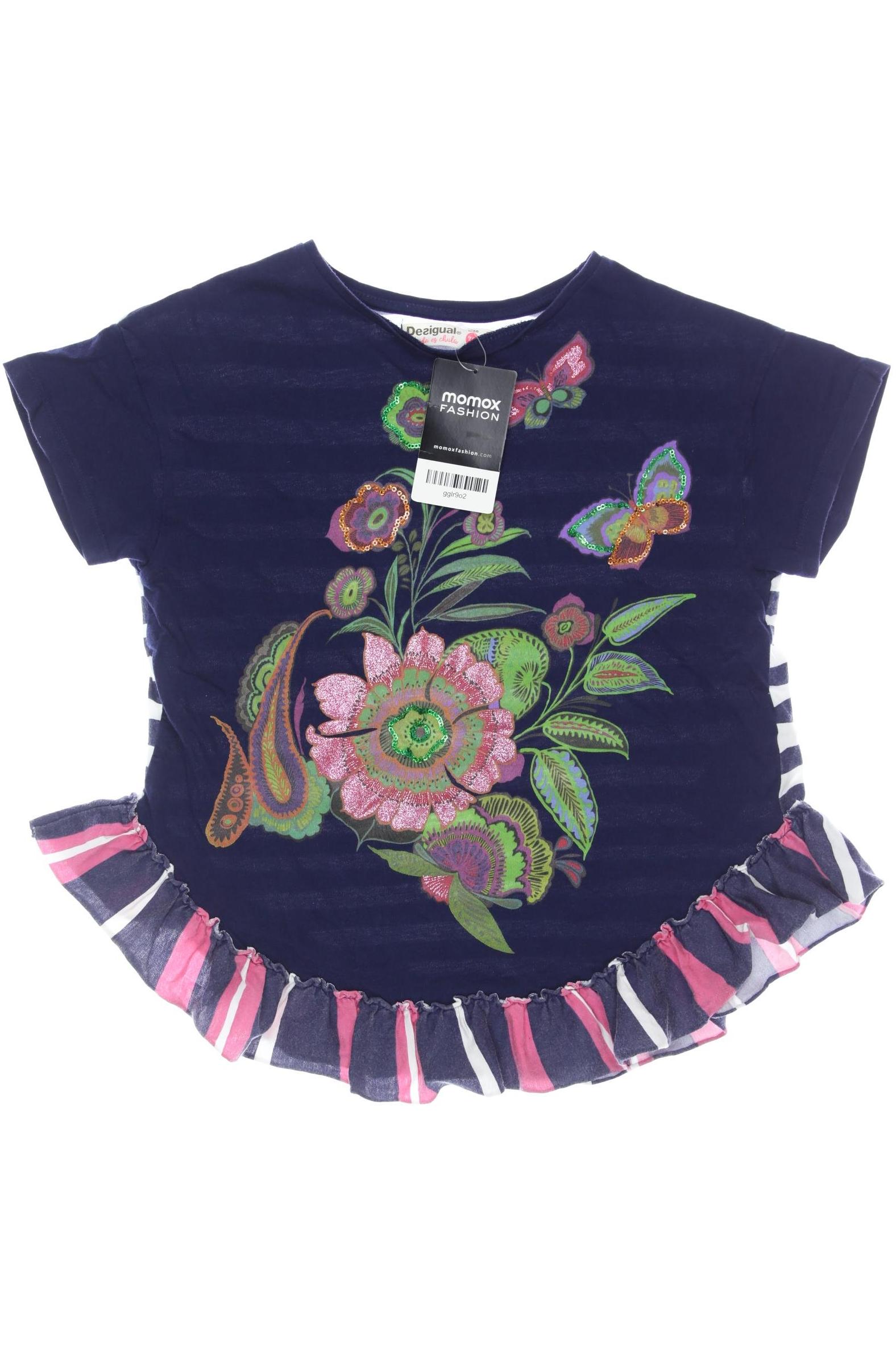 

Desigual Damen T-Shirt, marineblau, Gr. 122