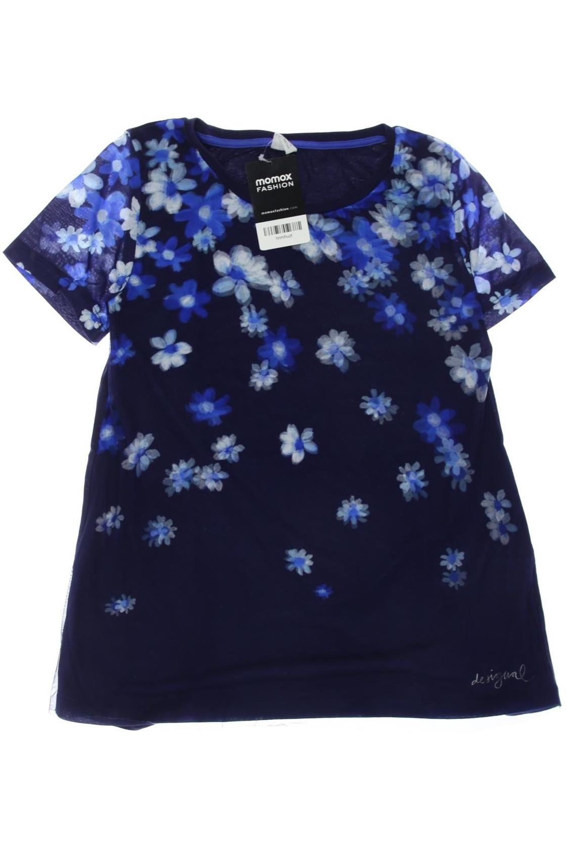 

Desigual Damen T-Shirt, marineblau, Gr. 158