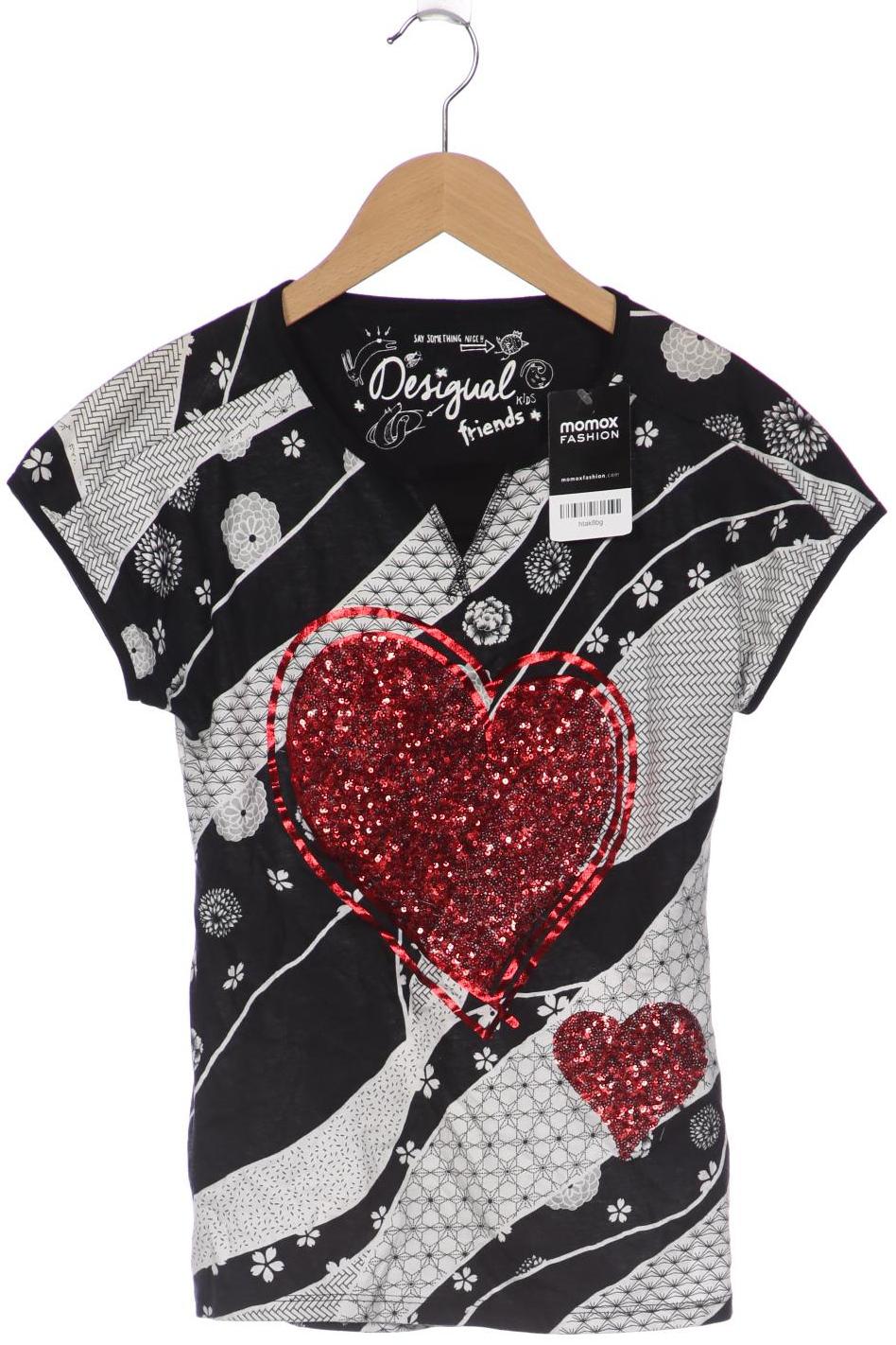 

Desigual Mädchen T-Shirt, schwarz