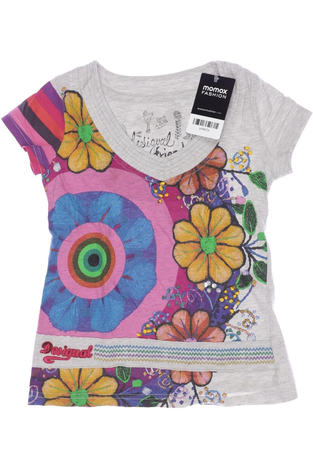 

Desigual Damen T-Shirt, mehrfarbig, Gr. 140