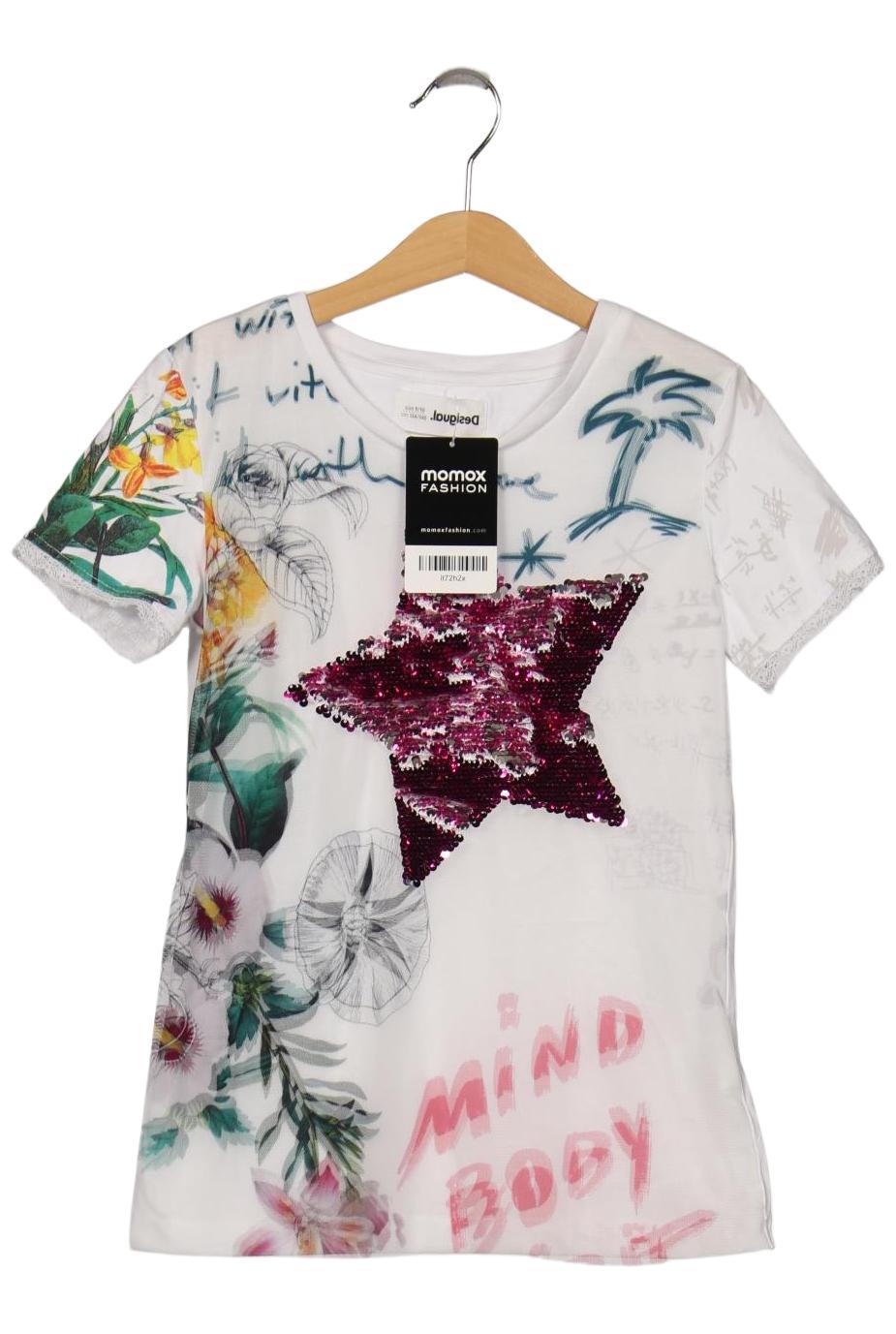 

Desigual Damen T-Shirt, weiß, Gr. 134